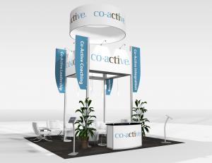 RE-9081 Co-active Trade Show Rental Exhibit -- Image 1