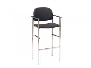 Black Barstool -- Trade Show Furniture Rental